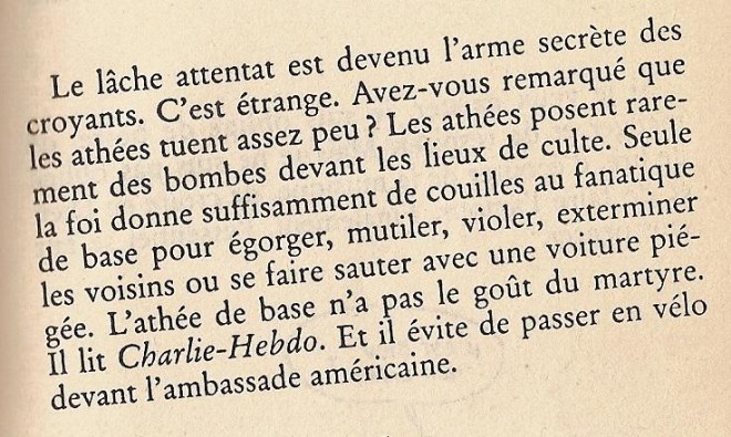 Je me souviendrai pour toi - Texte de Wolinski - Mes aveux Charlie - Texte de Wolinski - Mes aveux