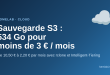 Sauvegarde S3 : 534 Go dans le cloud pour moins de 3 € par mois avec rclone et Intelligent-Tiering